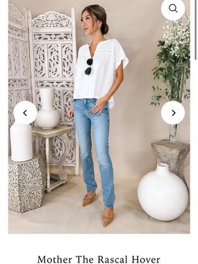 MOTHER the rascal hover  jeans